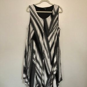 Vera Wang Black and White Dress